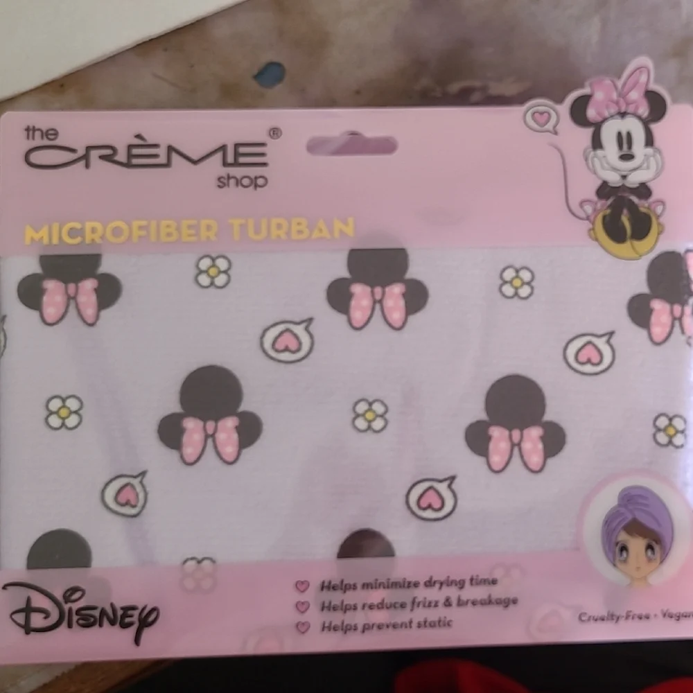 The Crème Shop - Disney Minnie Mouse Microfiber Turban - 2 Pack NEW
